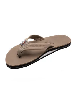 Premier Leather Single Layer Sandal Grey