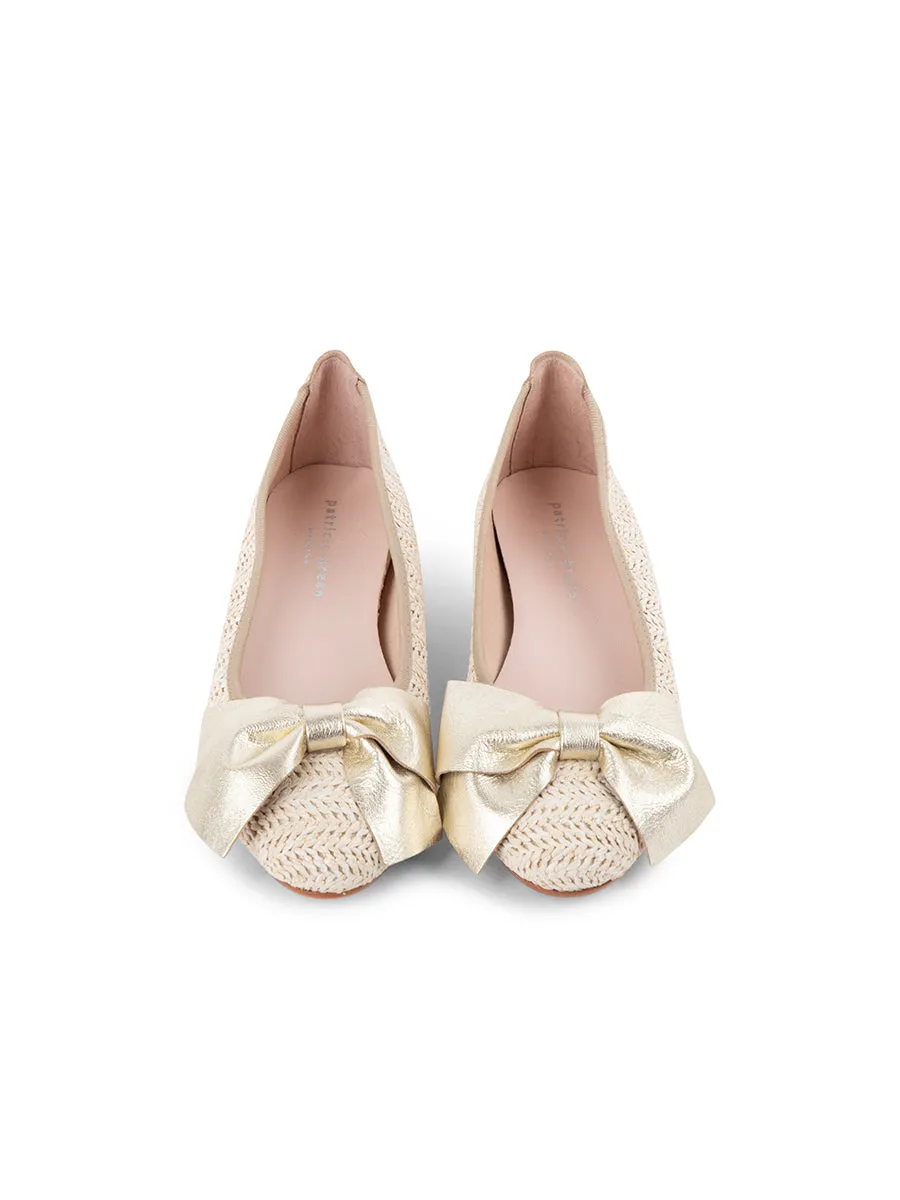 St. Tropez Raffia Ballet Flat