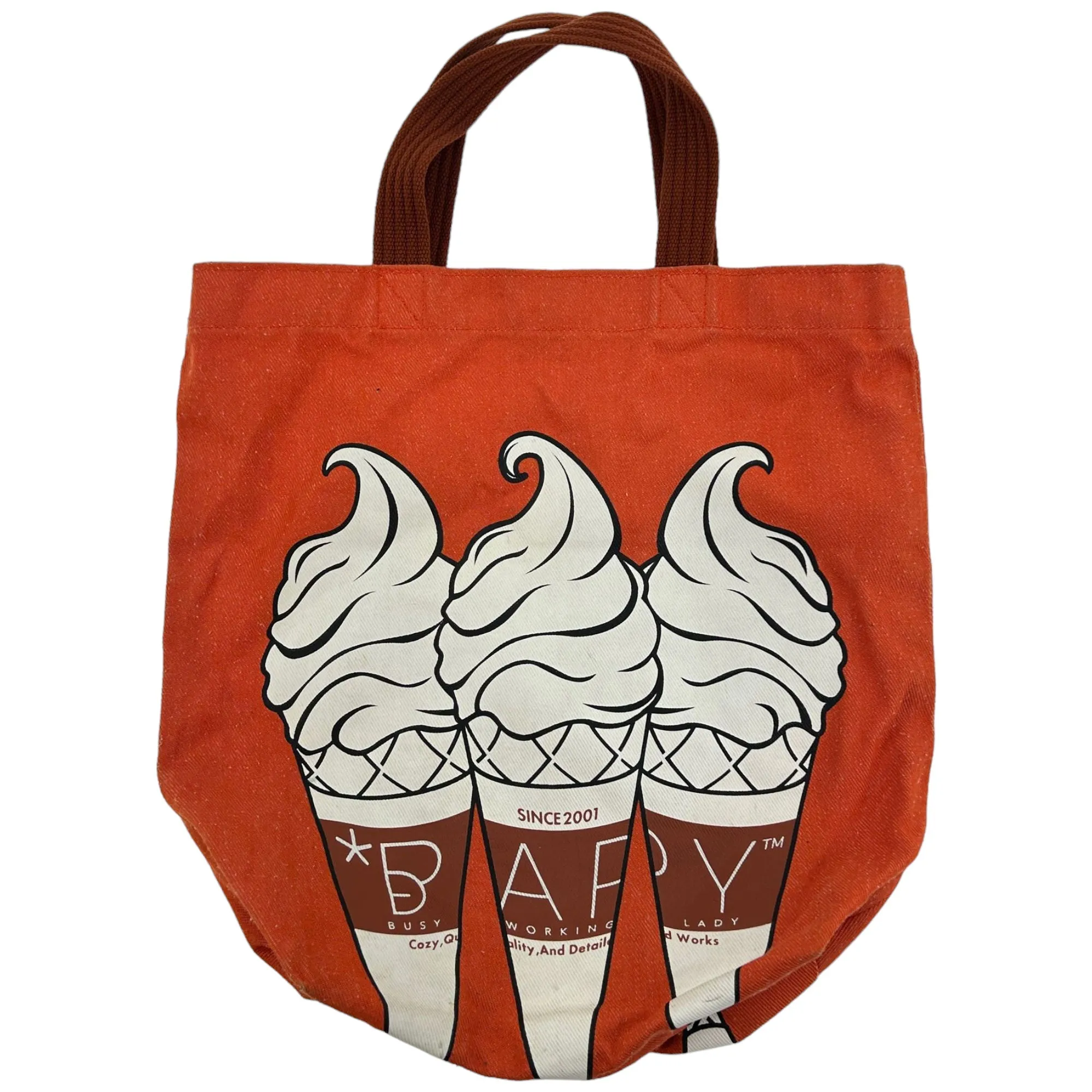 Vintage BAPE Ice Cream Pattern Tote Bag