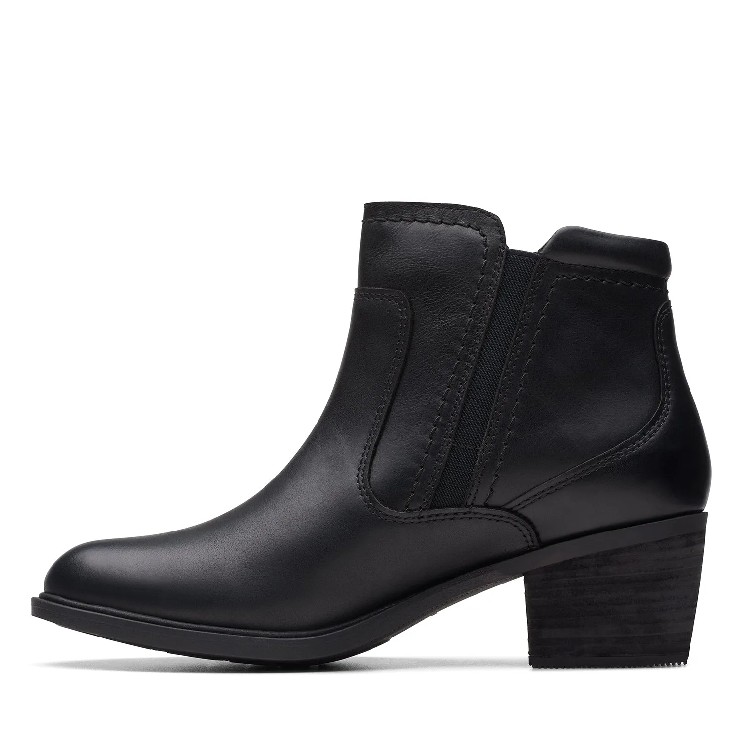 Womens - Neva Zip WP Black Leather