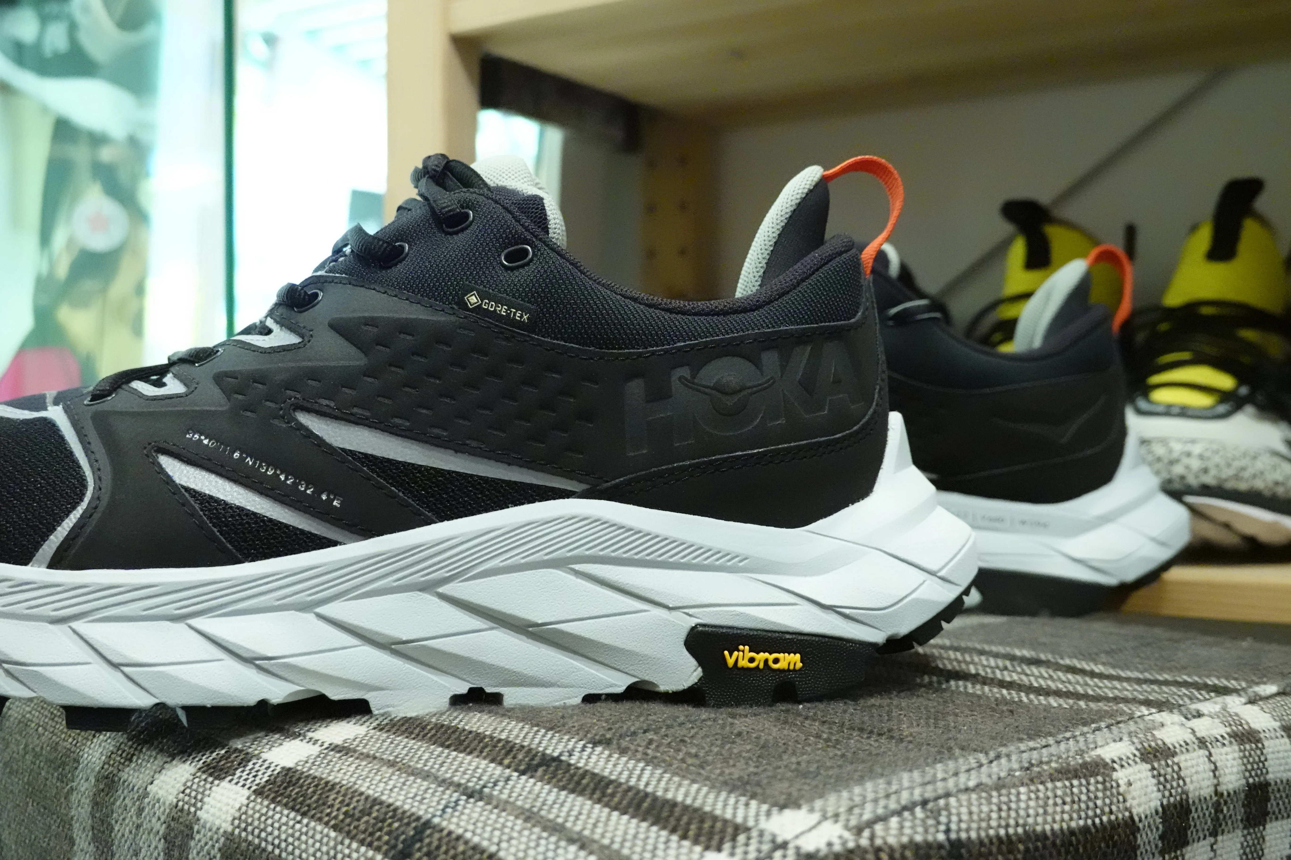 Wtaps x Hoka One One Anacapa Low GoreTex - Jet Black/Glacier Grey